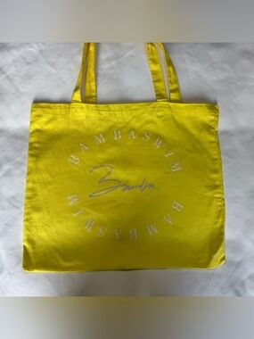 Yellow Bamba tote bag